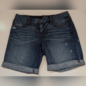 Loft size 8 Blue Jean Bermuda shorts.